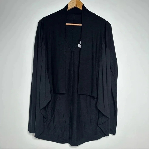 Athleta Black Nirvana Wear Two Ways Open Cardigan Size XS - Picture 4 of 9